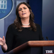 Illustration for article titled Exasperated Huckabee Sanders Reminds Press Corps That Children Under 14 Can’t Feel Painem/em